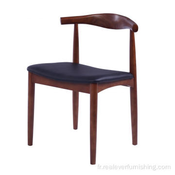 La réplique des chaises de salle à manger en bois vintage Cow Horn